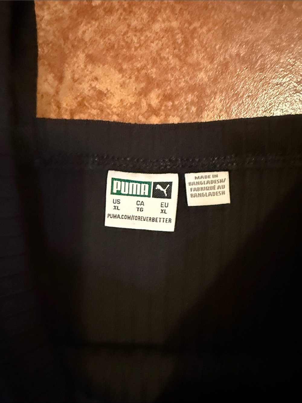 Puma Black Ribbed Racerback Dress - Picture 2 of 3